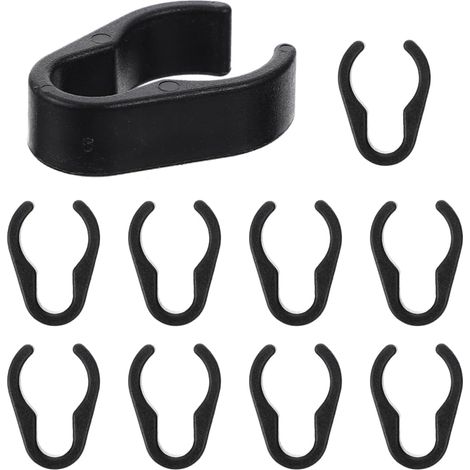 Lot De 10 Clips Pour Câble De Microphone Serre-Câbles En Plastique Pour Pied De Micro Fixation Rapide Des Fils Pour Maison Classe Scène Studio Et Enregistrement (1/5)
