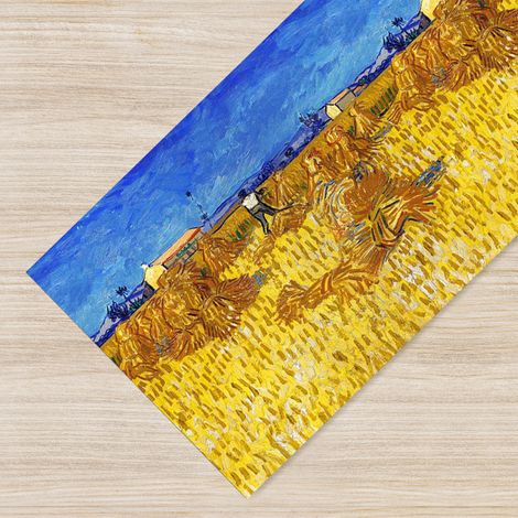 Tappeto Cucina Antimacchia e Antiscivolo Made in Italy - Passatoia Multiuso Corridoio Soggiorno Lavabile in Lavatrice linea Arte Grano - 50x450 cm (1/4)