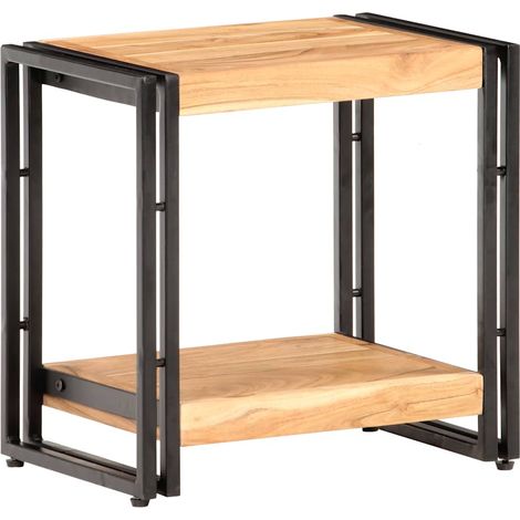 Maison Exclusive - Tavolino Laterale 40x30x40 cm in Legno Massello di Acacia (1/5)