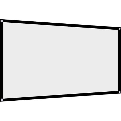 écran de projection blanc pliable et portable sans plis, format 16:9 (72 pouces) (1/5)