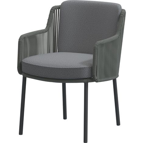 4Seasons Outdoor Dining Sessel Bernini platinum Gartensessel Gartenstuhl