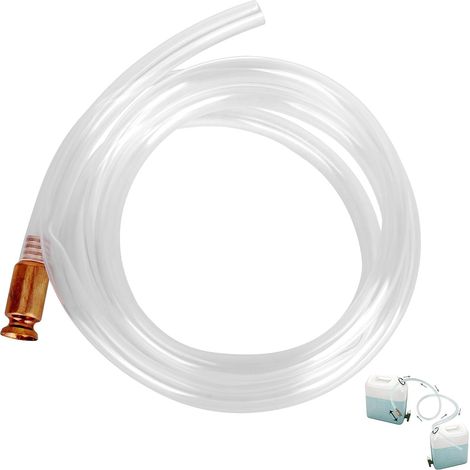 Tubo flessibile di aspirazione sifone 2M, moderno tubo di sifonamento, tubo antistatico in PVC per il trasferimento di acqua, benzina, gasolio, gas, carburante e liquidi (1/5)