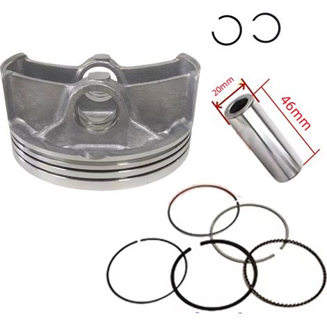 Piston parts for Yamaha YZ450F, YFZ450 and WR450 motorcycle engines. (1/4)