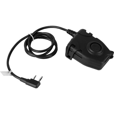 Adaptateur PTT étanche militaire K Head pour talkie-walkie, microphone et casque audio. (1/5)