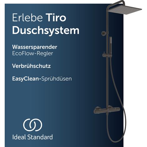 Ideal Standard Duschsystem Tiro, Wasser- & Energiesparend, CoolBody-Technologie, Einfache Reinigung (1/5)