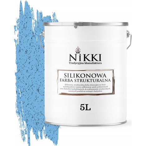 Vernice siliconica strutturale per facciate 5L Azzurro cielo F116 UV