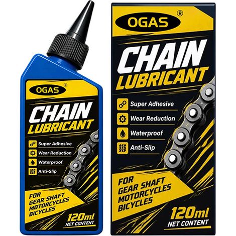 OGAS chain lubricants for bicycles, motorcycles and mopeds lubricants rust inhibitors and care products for motorcycles. (1/5)