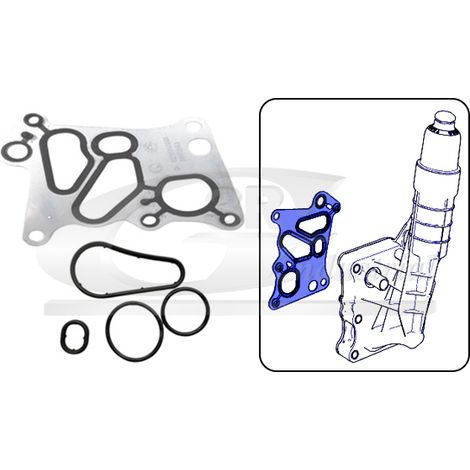 3RG 76503 KIT JUNTAS INTERCAMBIADOR (5PCS)