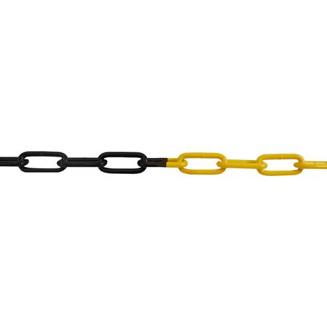 Chaîne RS PRO en Acier Noir/Jaune ( Prix pour 1 )