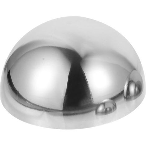 Boule de Contemplation Hémisphère Creux Miroir Réflexion en Acier Inoxydable Argenté pour Centre de Table et Photos Professionnelles (1/5)