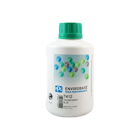PPG T412 Envirobase H. P. TRANSPARENT BLUE 1 LITER
