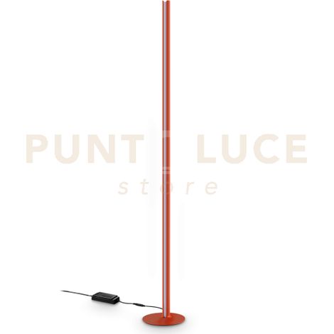 DORICA LAMPADA DA TERRA CON DIMMER LED 3000K 50W  7100 lm H.190CM ARANCIONE CANNETTATA