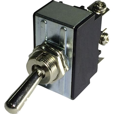 TRU COMPONENTS 1587809 TC-R13-28A-06 Kippschalter 250 V/AC 10 A 1 x Aus/Ein rastend 1 St. (1/2)