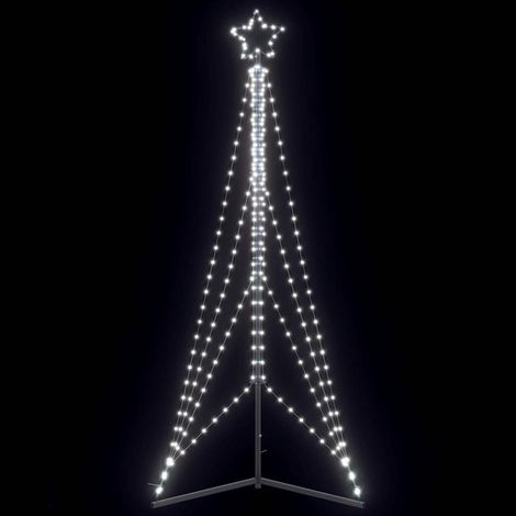 Sapin de Noël à LED-Décoration de Fête pour Noël 483 LED blanc froid 240 cm 305491 (1/5)