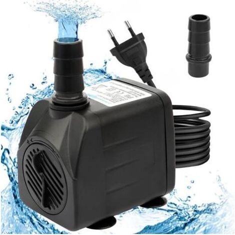 1500L /H 25W Pompe Eau Aquarium Ultra-silencieux,Ajustable Pompe Fontaine pour Étang Fontaine Réservoir de Poissons (1/4)