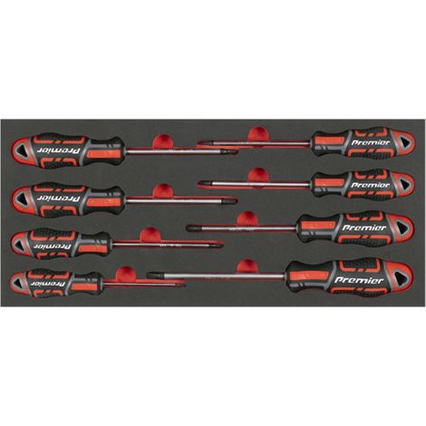 Sealey TBT55 TRX-Star Screwdriver Set with Tool Tray 8pc
