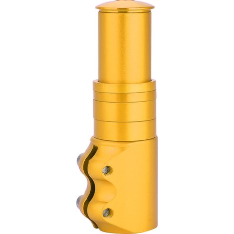 Potence Vélo Montagne Réglable Hauteur, Extension Guidon avec Adaptateur, Pièces Vélo en Or (1/5)
