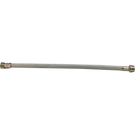 PL FLESSIBILE INOX M F 3/8 30 CM  2 PZ- 5,0 pz