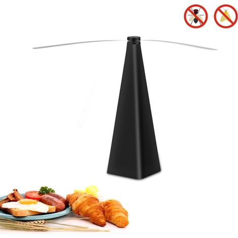 Outdoor-Fliegenventilatoren für Tische, Fliegenventilatoren für Terrassen, halten Fliegen und Insekten fern, 1 Stück (1/5)