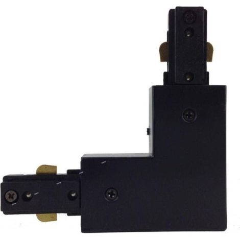 Connecteur Angle 90° Rail Monophasé NOIR - SILAMP