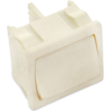 INTERRUTTORE UNIPOLARE 2 CONTATTI 23X19MM colore Bianco UNIVERSALE VARI USI