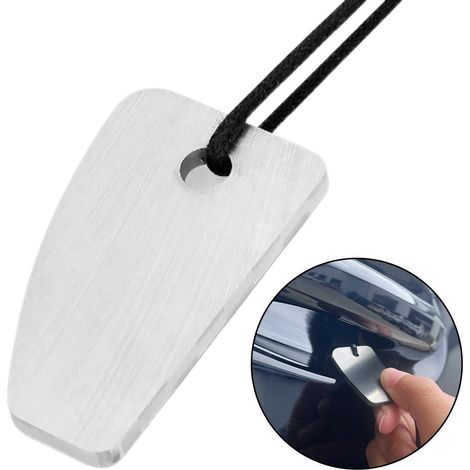Réparation de peinture automobile : grattoir à long manche pour enlever les coulures de peinture, poncer, polir et nettoyer les taches.