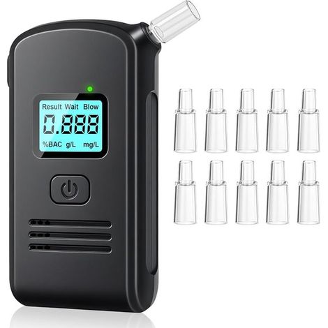 Alcootest électronique – Numérique – 10 embouts buccaux – Précision – Usage personnel – MR801 (1/5)