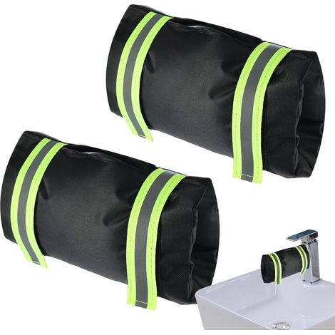 Housses de robinet d'extérieur pour l'hiver – 25,4 x 17,8 cm, protection de robinet résistante au gel pour temps froid pour fontaine de ferme, système d'irrigation extérieur, camping car, jardin (1/5)
