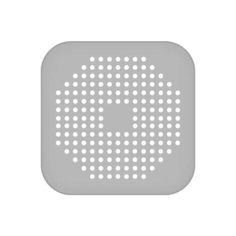 Filtre à cheveux pour douche Gris ou blanc Filtre en silicone pour lavabo , baignoire et douche - Bouchon en caoutchouc pour salle de bain et cuisine (gris) (1/4)