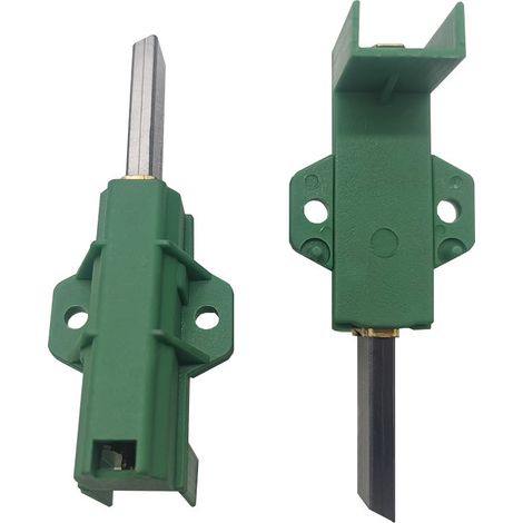 2 pièces balais de charbon verts pour machines à laver balais de charbon pour machines à laver balais de charbon pour moteurs balais de charbon pour moteurs électriques (1/5)