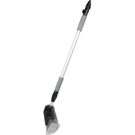Brosse télescopique à jet d'eau pour le lavage de voitures 97-160 cm amio-02660 (1/5)