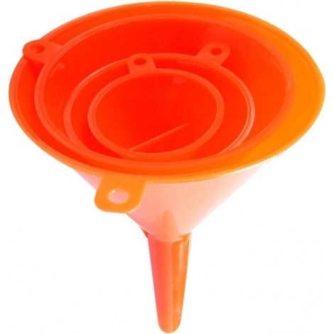 Trichter Carpoint Set 4 Stück ineinander steckbar orange