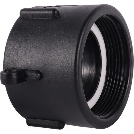 Adaptateur IBC 60 mm Filetage Grossier à 2",Adaptateur Robinet Tuyau Arrosage,Raccord Cuve 1000 litres,pour Vanne Cuve 1000l,Reservoir eau de Pluie,Conteneur (1/4)