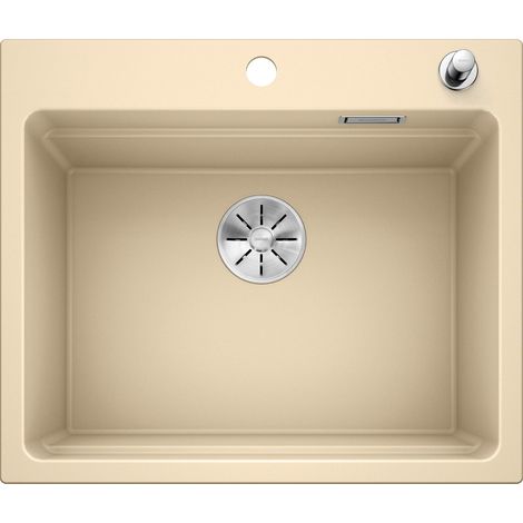 ETAGON 6 Évier de Cuisine en Granit pour Meubles Bas de 60 cm de Large SILGRANIT Beige 524535 (1/5)