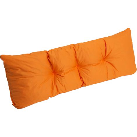 Coussin pour palettes 120 x 40cm, coussins canapé, coussin de jardin, coussin de sol/ coussin palette in-extérieur Orange, SETGARDEN (1/4)