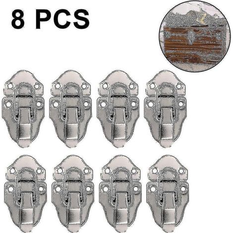 Lot de 8 cadenas à bascule avec vis pour coffret cosmétique (1/5)