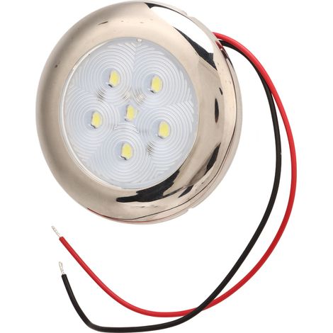 Plafonnier LED 12 V étanche IP65, éclairage blanc pour camping-car, caravane, camionnette ou véhicule utilitaire léger. (1/5)