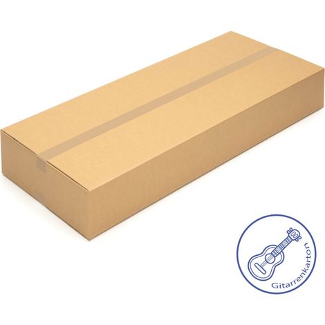 2 Gitarrenkartons 1180 x 475 x 165 mm Wellpappe Versandkartons Spezial Kartons (1/5)
