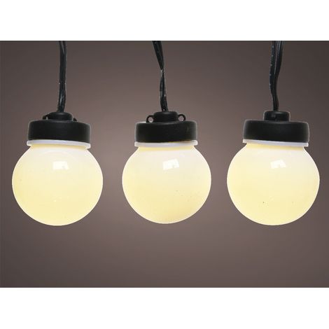 Guirlande lumineuse extérieure 24 ampoules pour parasol - 1,20 m - Jardideco