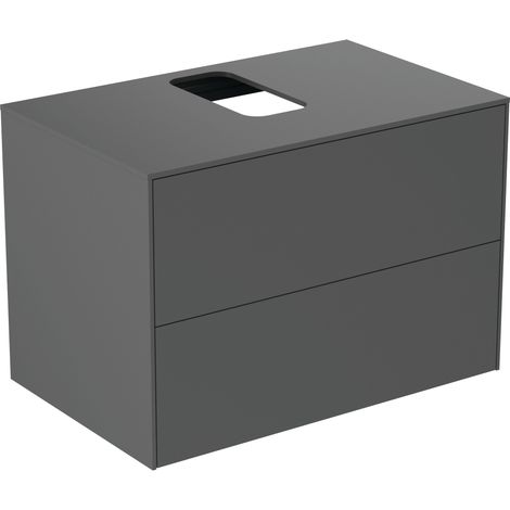 Ideal Standard Mueble bajo para lavabo, 2 extraíbles, recorte (1/4)