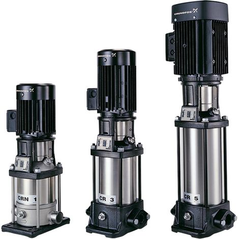 Pompe multicellulaire verticale - CR3-8 - Triphasé - Bride A de Grundfos