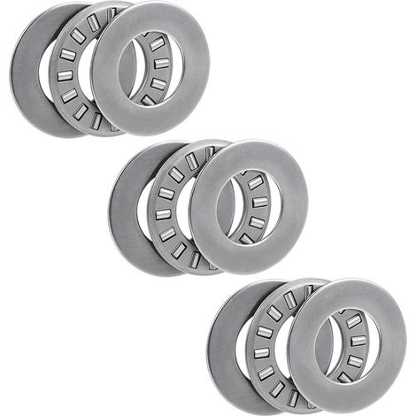 Butée à Rouleaux - Lot de 3 - Acier Chromé - Support Charge Axiale - Machines Agricoles et Industrielles - TC815+2TRA (1/4)