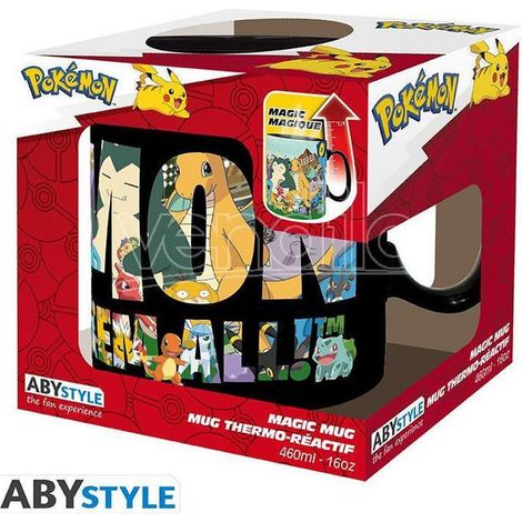 Abystyle, Tazza Termica Pokemon Acchiappali Tutti, 460 ml