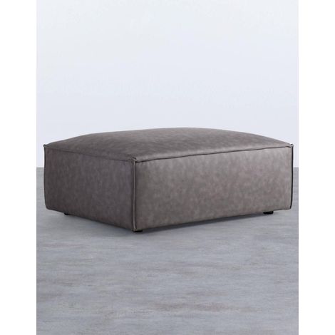 ORION91 Módulo Asiento (74 x 40 x 95cm) Sofá PUF Tela Suede Versátil Suave Tacto Afelpado Color Gris Carbón Oficina Comedor Salón - SpazioLuzio - Unidad (1/5)