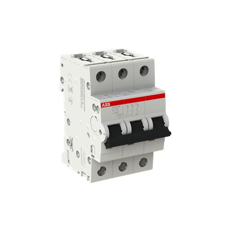 DISJONCTEUR S203M 3P 13A COURBE C RACCORDEMENT A VIS - 15KA (3MODULES) 2CDS273001R0134 ABB 2CDS273001R0134 (1/3)