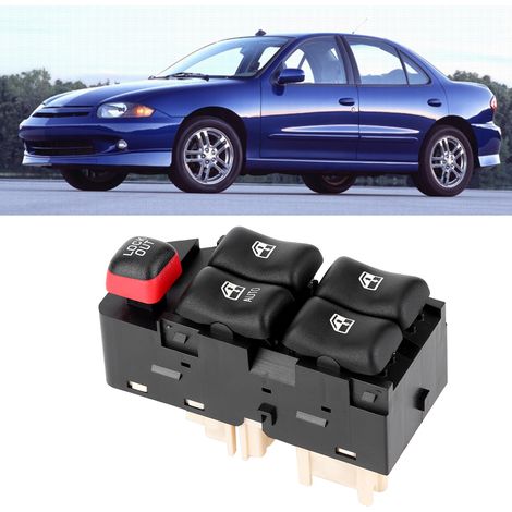 Interrupteur de Fenêtre Principal Gauche (22610145) pour Chevrolet Cavalier 1995-2005 - ABS Original (1/5)