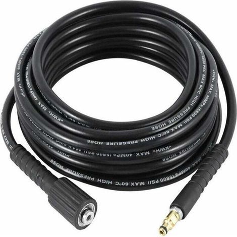 LaBlanc - Convient pour Karcher K2 K3 K4 K5 8M tuyau de pulverisation de tuyau de nettoyage sous pression,Noir, (1/4)