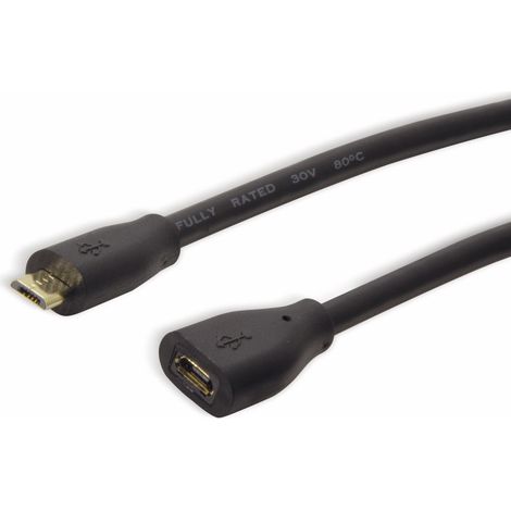 Rallonge MicroUSB LOGILINK CU0123, 2,0 m