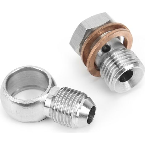Kit de vis banjo turbo droites 16 mm vers 6AN 315-02101-026 pour turbo Garrett TB03 T3 (1/5)