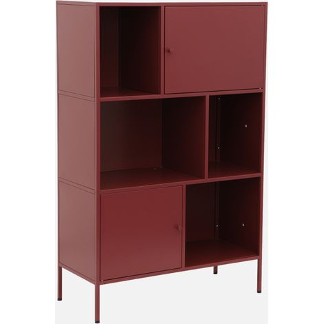 Credenza industriale in metallo con 6 scomparti (1/5)